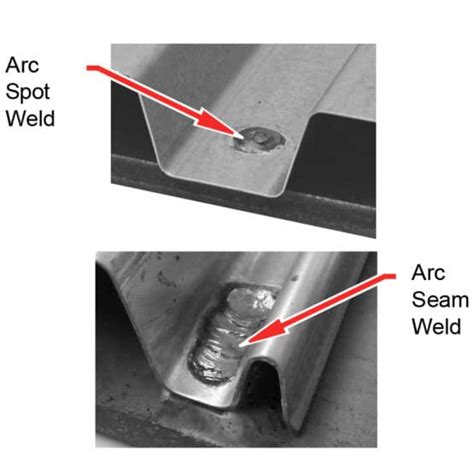 decking arc spot torsion test|arc spot welding.